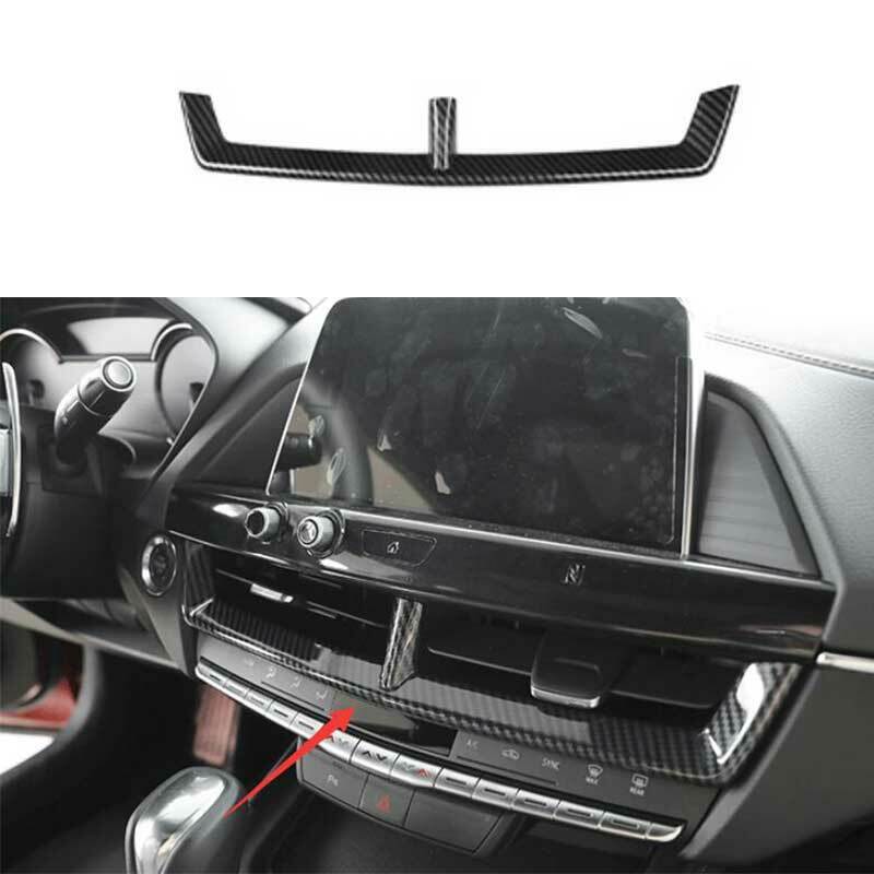 for Cadillac CT4 2020-24 Carbon Fiber Middle Air Outlet Vent Frame Cover Trim 1P