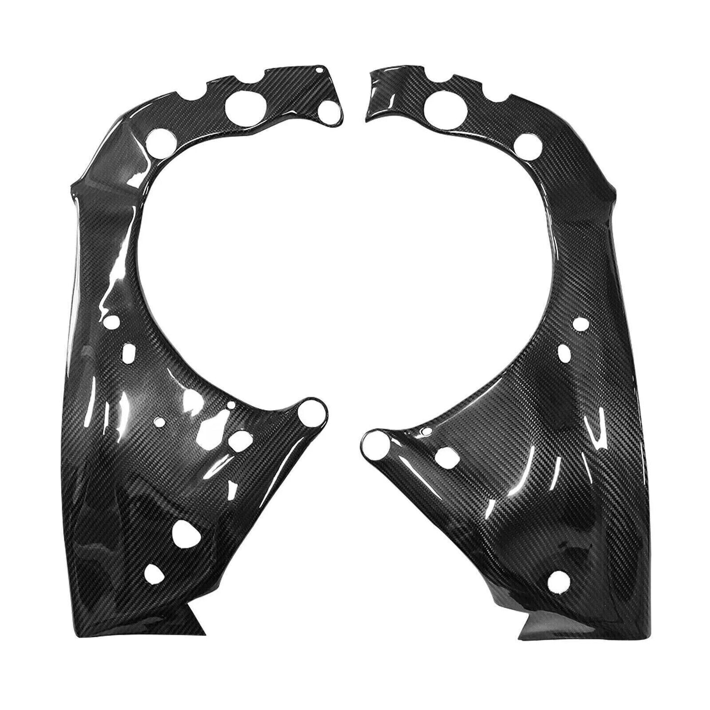 100% Dry Carbon Fiber Frame Side Panel Fairing Cover for Yamaha YZF R1 2015-2018