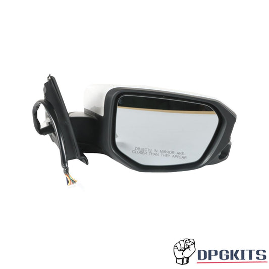 For 16-2021 for Honda for Civic White Right Side Mirror Power Heated W/ Camera HO1327107