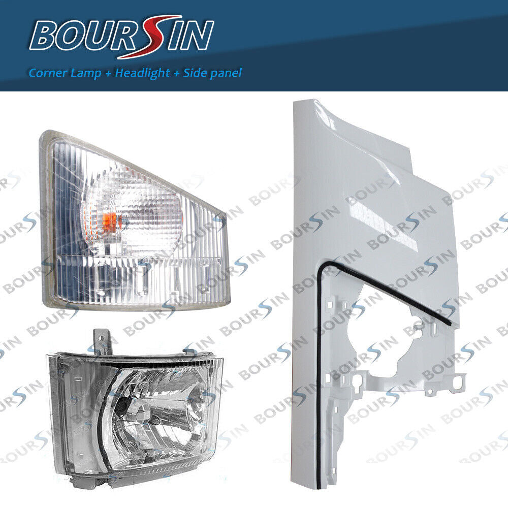 Side Panel Turn Signal Lamp Headlight for ISUZU NPR NQR NRR 08-23 Passenger side