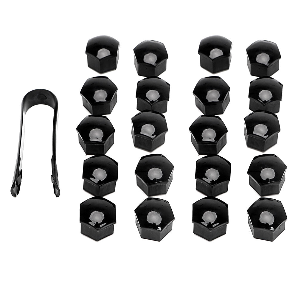 20-piece set of car wheel lug nuts, bolts, and headstocks with clips Q