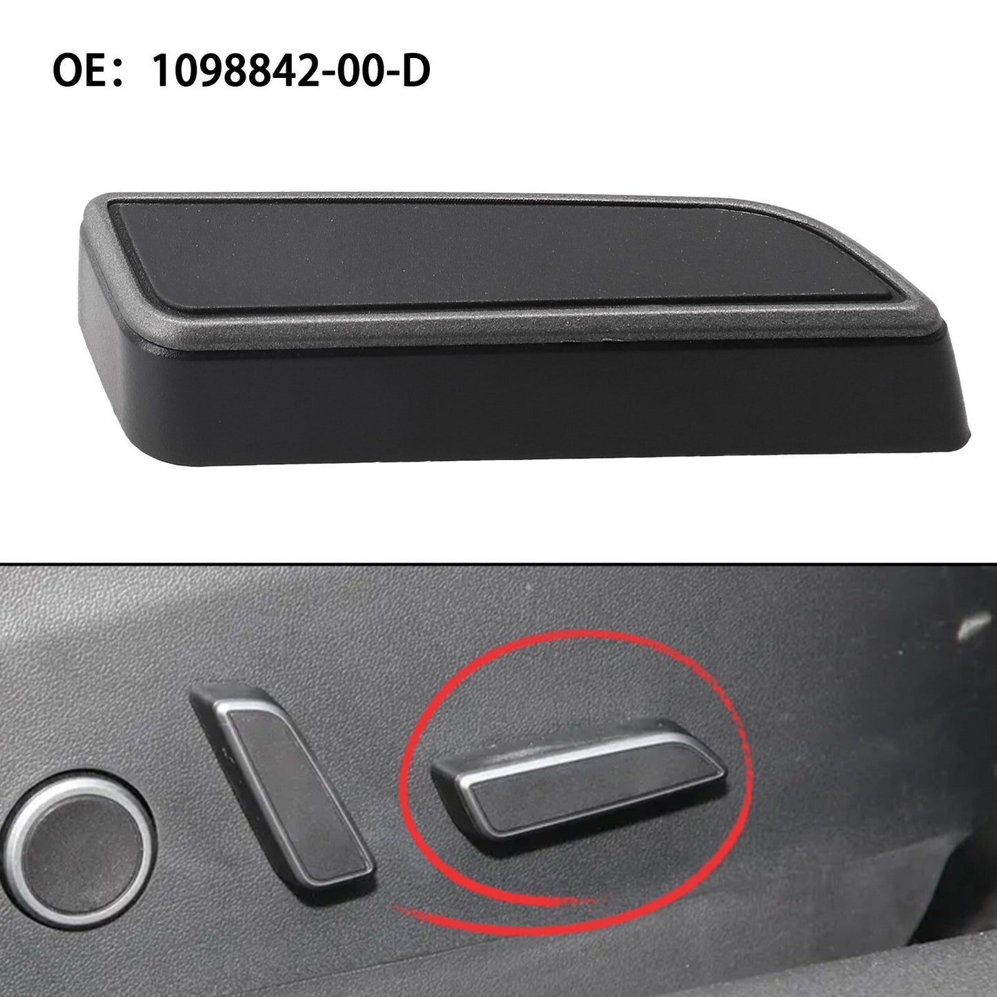 Red rear emblem protective cover decoration external accessories decoration suitable for Chrysler 300 2011+- v