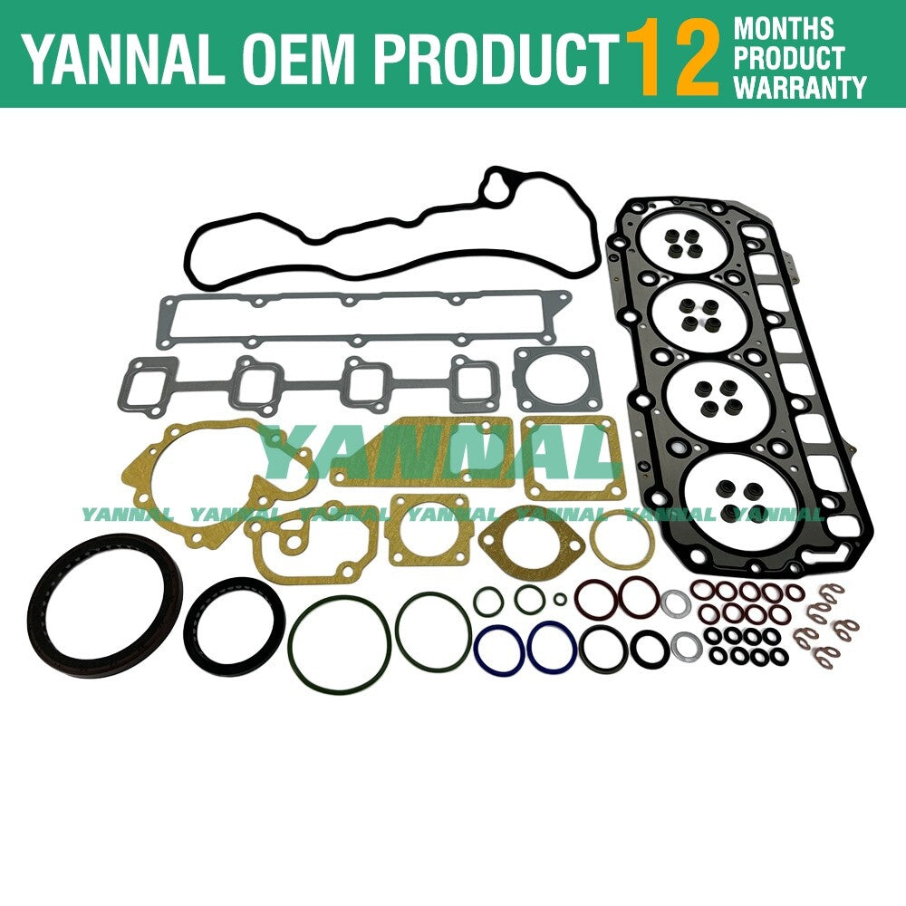 4TNV94L, 4TNV94, and 4TNV94HT overhaul gasket kits for engines in Hitachi excavators.