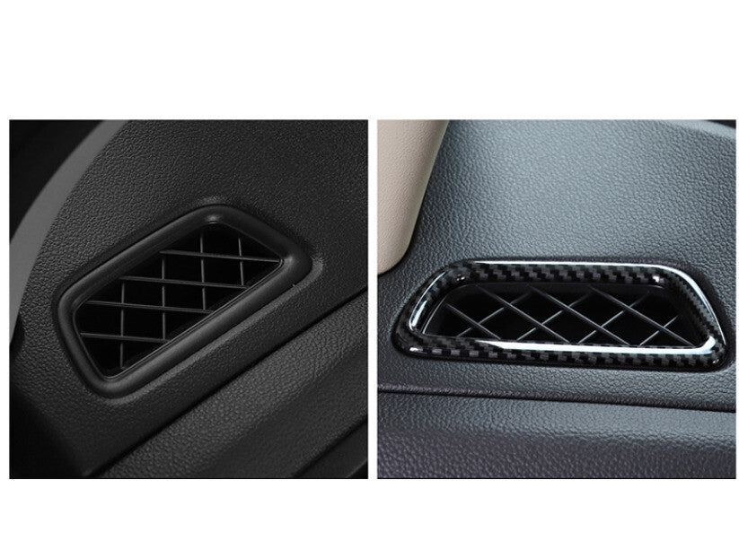 Instrument LR Air Outlet Vent Trim 2 for Honda CRV CR-V 2012-2016 Carbon Fiber