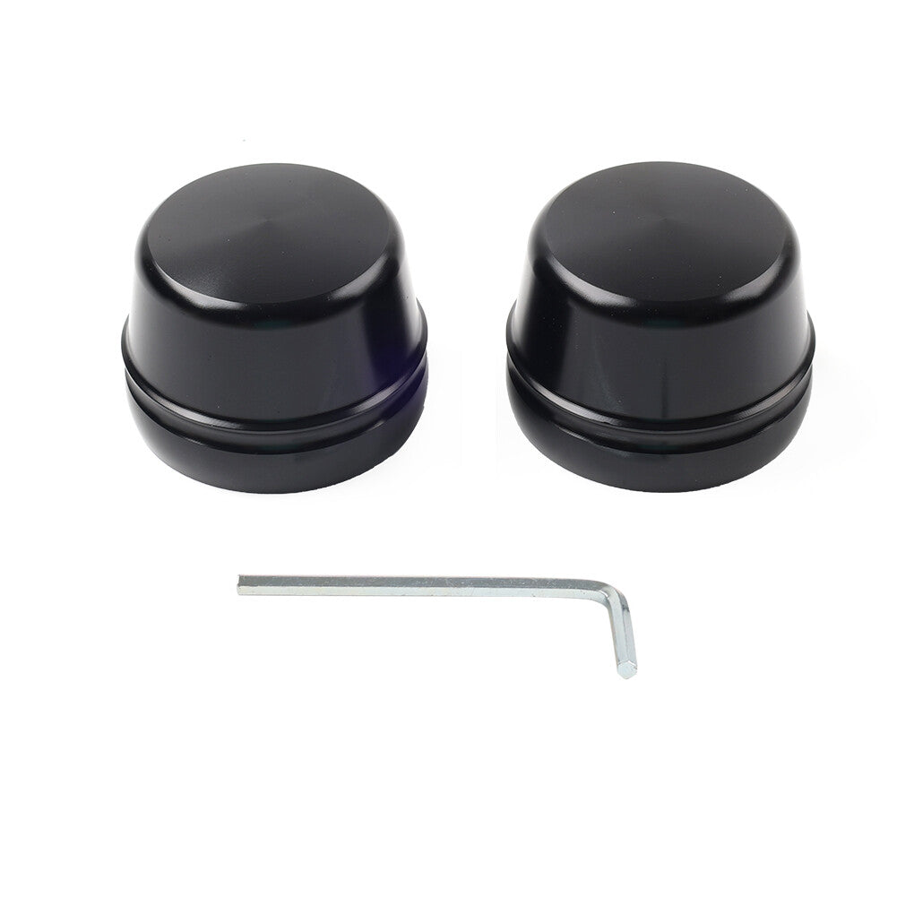 Front Axle Cap Nut Covers for Harley Touring Road King Electra Glide 2000-07