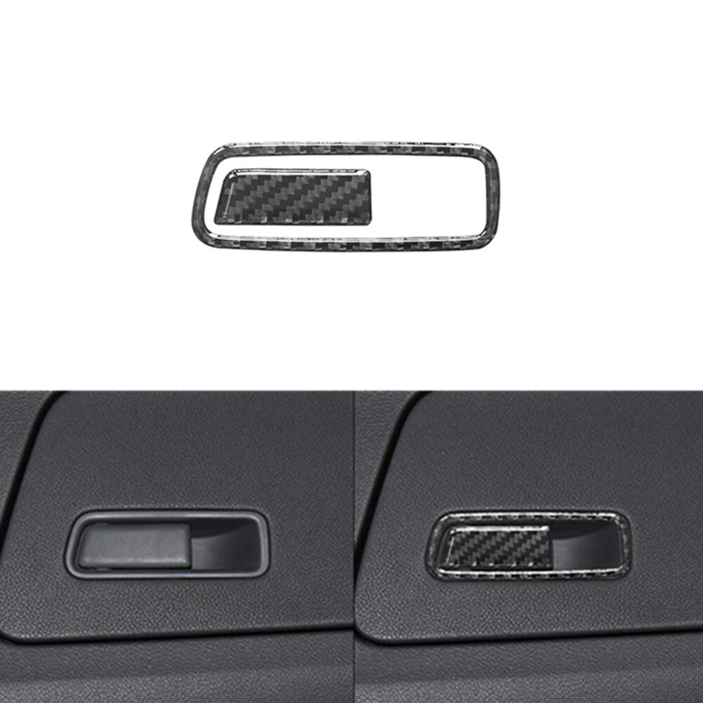 Carbon Fiber Interior Gear Shift Panel Cover Trim for Mazda CX-9 2016-2022 v