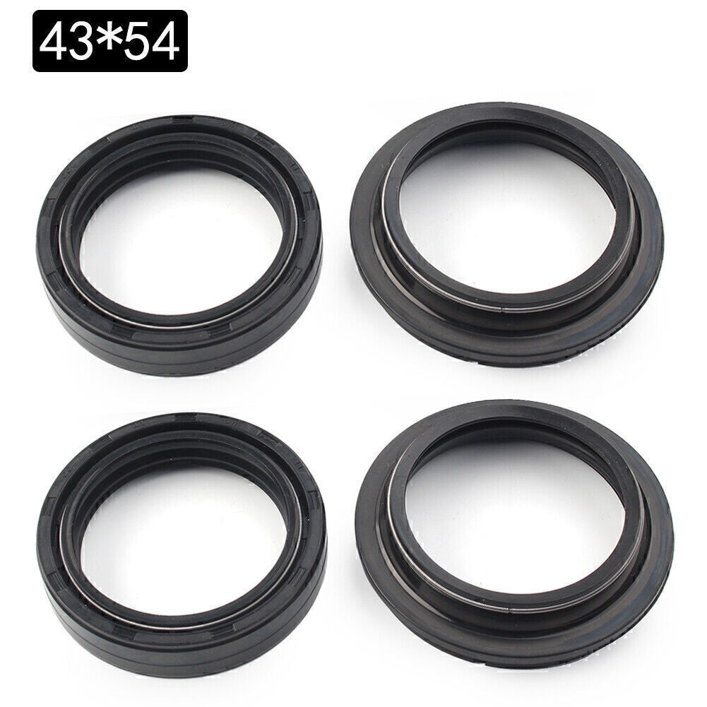 43X54-11MM Front Fork Damper Shock Absorber Fork Dust Oil Seals Fits Motorcycle Q