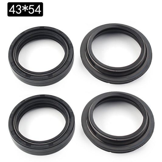 43X54-11MM Front Fork Damper Shock Absorber Fork Dust Oil Seals Fits Motorcycle Q