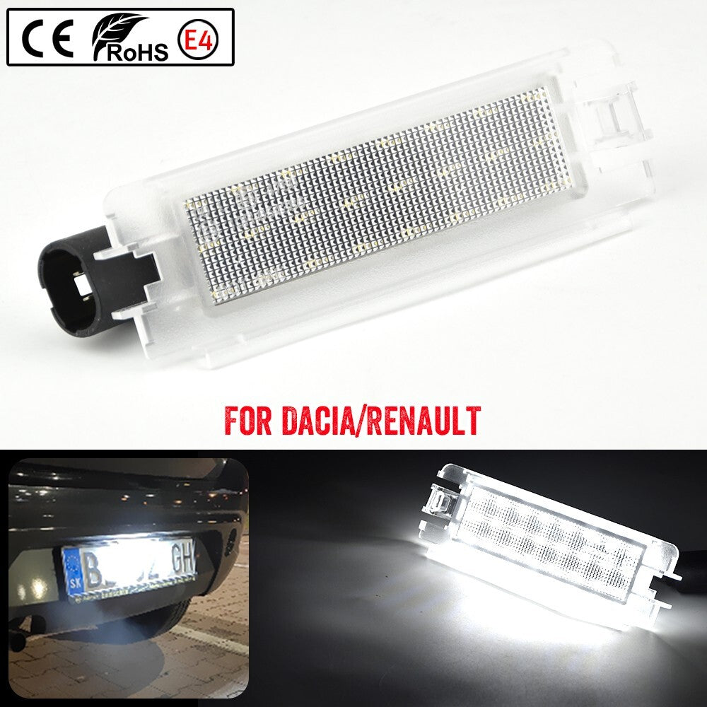 LED License Plate Lamp for Dacia Logan I for Dacia Sandero I for Renault Clio II 7700433