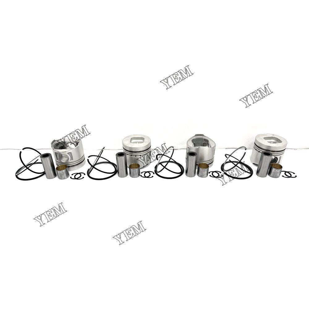 4BE1 Cylinder Piston Kit With Ring Fit for Isuzu Diesel Engine Spare Parts.