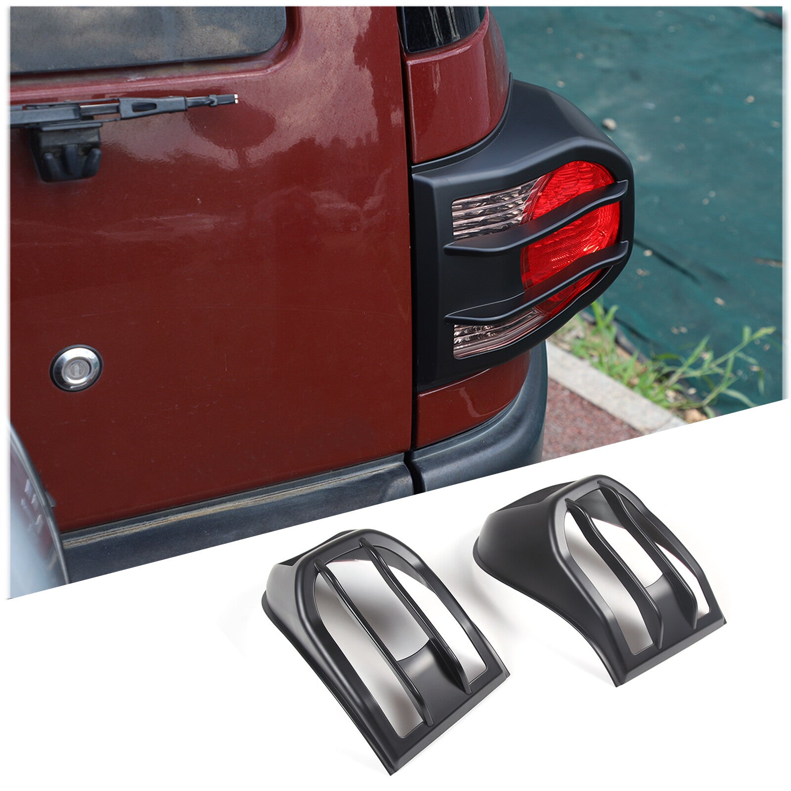 ABS Matte Black Rear Tailgate Handle Trim Cover for Tundr@ 2022-2023- v