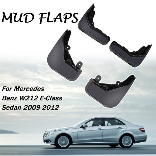 Mud Flaps for Mercedes-Benz W212 E-Class 09-13 Mudguards Splash Guards Mudflaps Q