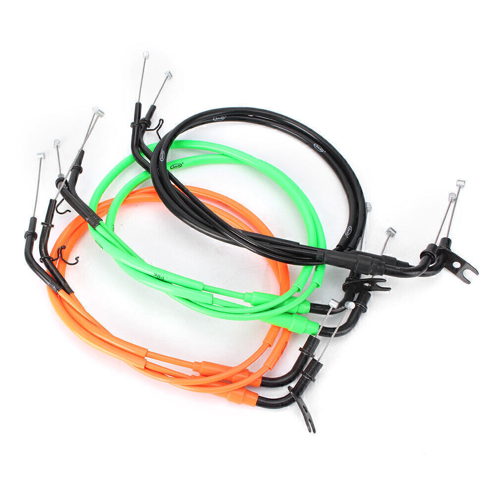for Kawasaki Z1000 2014-16 15 2x Motorcycle Throttle Cable Accelerator Wire Line Q