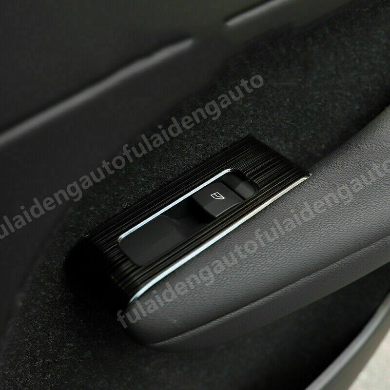 4pcs for Volvo XC40 2018 2019-2022 Black Car Window Lift Panel Switch Cover Trim