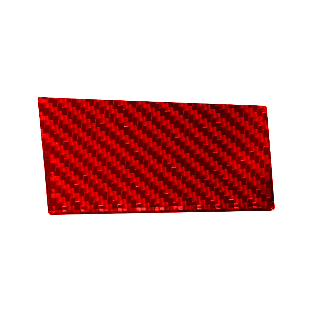 Red Carbon Fiber Interior Driver Side Dashboard Cover Trim for Toyota Hilux
