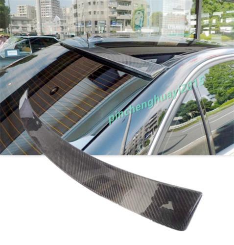 Carbon fiber rear roof boiler wing trim suitable for Mercedes-Benz C-Class W204 2007-2014.