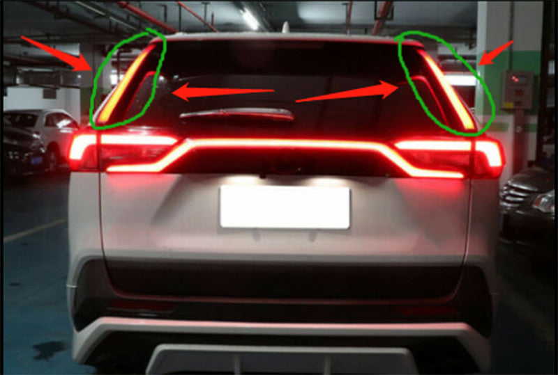 LED Rear Trunk Pillar Light for Toyota RAV4 2019-2024 Brake Lights Tail Lamps 2P