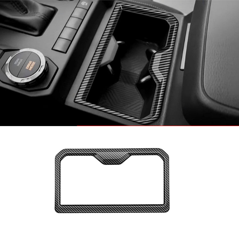 FOR Tacoma 2024 Water Cup Holder Cover Trim Carbon fiber 1pcs v