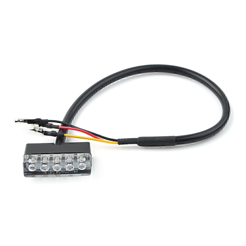 12V Bike Red LED Turn Signal Indicator Blinker Light Universal Motorcycle Q