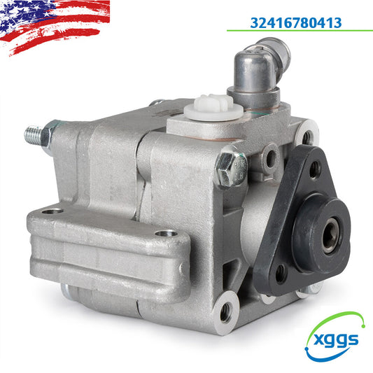 1-piece power steering pump with water reservoir suitable for BMW E81, E87, E83, 120i, X3 32416780413 Q