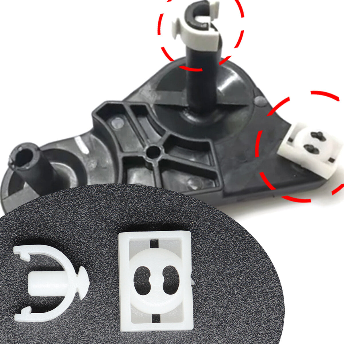 for VW for Golf 5K MK6 for Jetta Gear Selector Sliding Shoe Shifter Relay Lever Clip