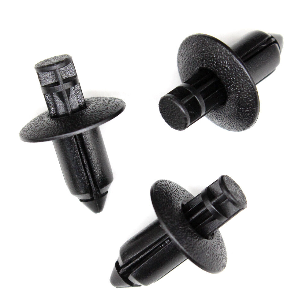 10x Trim Panel Expansion Rivet Clips 8mm Hole Push-Type Retainer Nylon Features