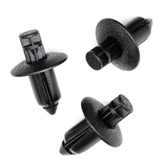 10x Trim Panel Expansion Rivet Clips 8mm Hole Push-Type Retainer Nylon Features