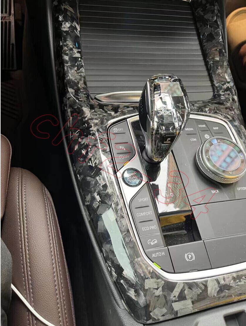 For BWM X3 X4 M40i 2022+ Dry Carbon forging Interior Console Gear Shift Panel