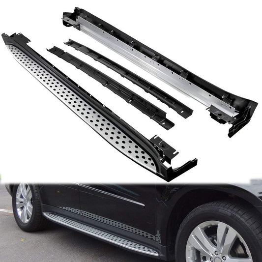 For 2007-2012 for Mercedes for Benz GL450 X164 Aluminum Side Step Bars Running Boards Q