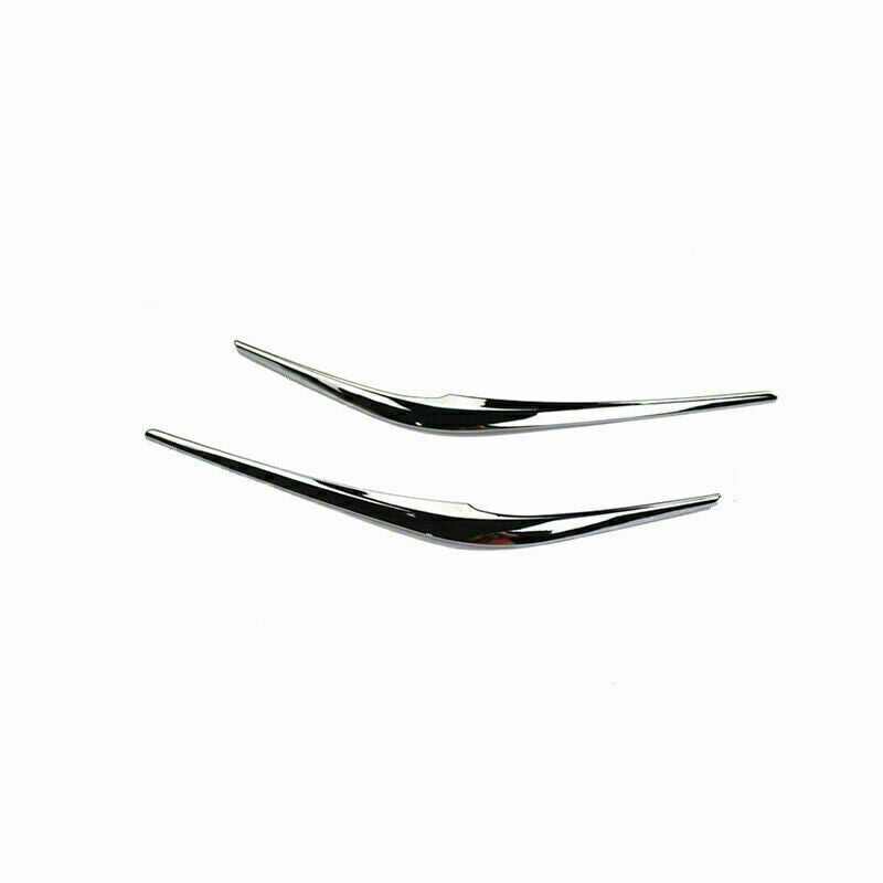 for Mazda CX-5 2017-21 ABS Chrome Front Headlight Eyebrow Eyelid Strip Trim 2PCS