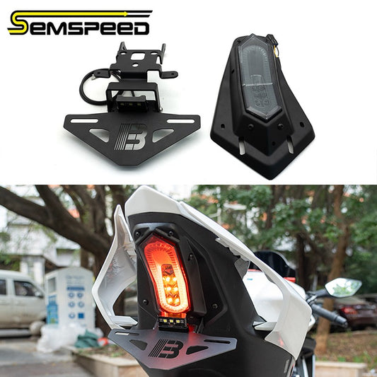 For CF-moto 675SR-R 675SS 675NK 675SR-S LED Tail Light License Plate Holder Q