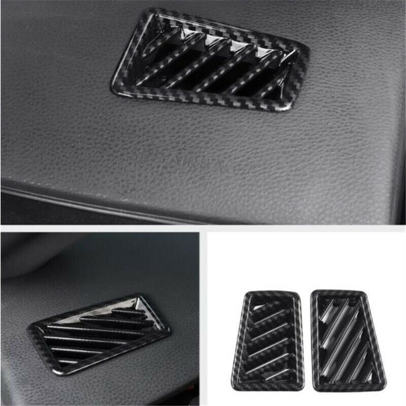 Carbon fiber 2X dashboard vent cover trim for Toyota for Avalon 2019 - 2021