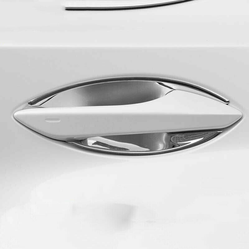 4X for Hyundai Sonata 2020-2023 Matte Silver Window Lift Panel Switch Cover Trim v