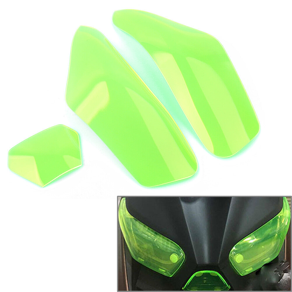 Front Headlight Guard Shield Screen Lens for YAMAHA XMAX250 XMAX300 17-18 Green Q