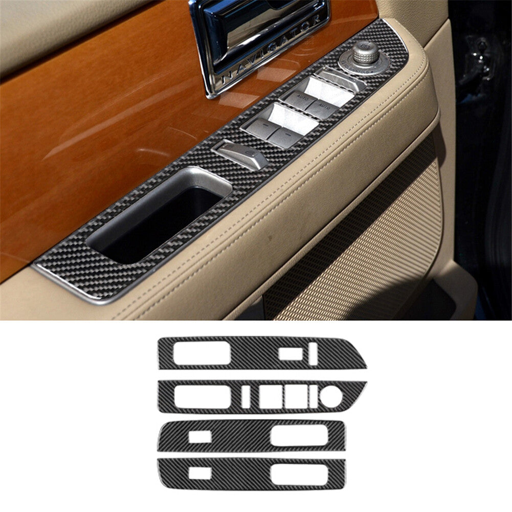Carbon Fiber (4DR) Door Control Cover For Colorado 2004-2012/ for Canyon 2005-2012 v