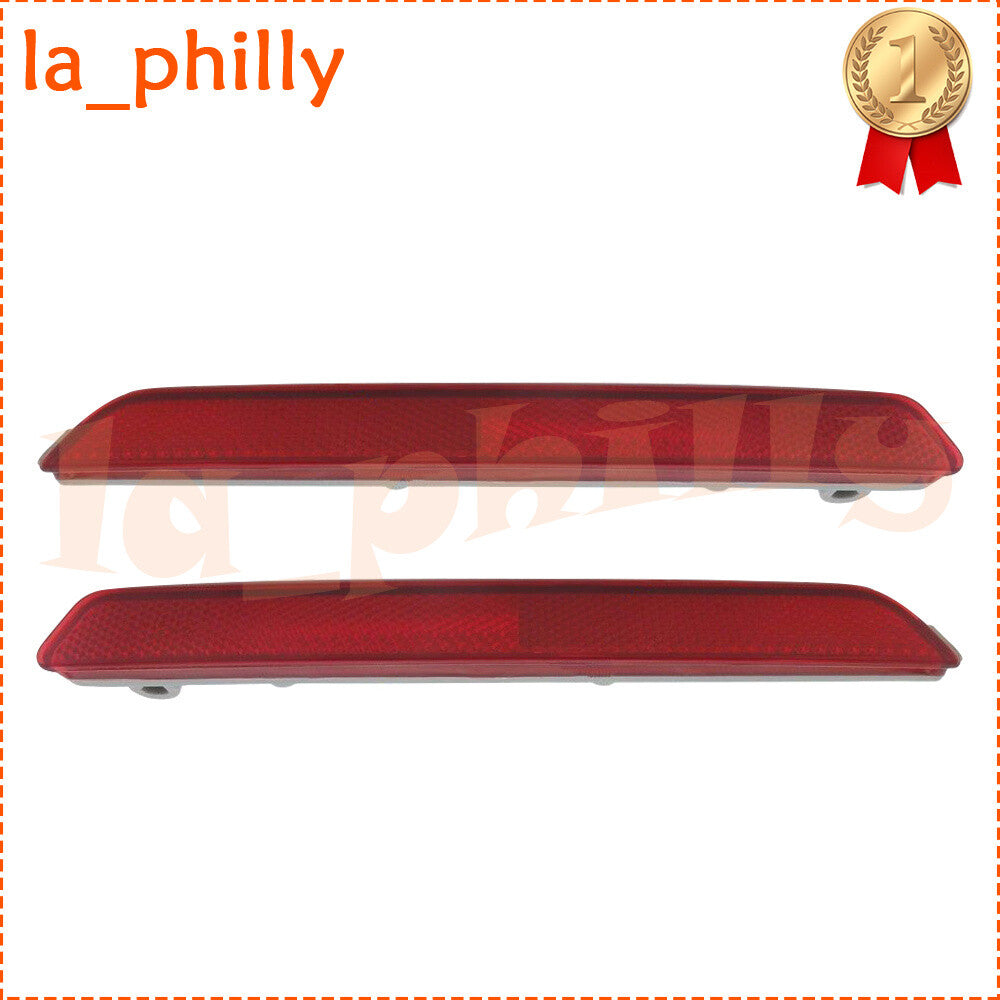 Rear LH+RH Side Bumper Lamp Reflector Lights Red for Mazda 26 CX-7 CX-9 2007-13