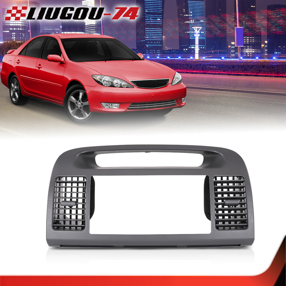 Fits 2002 - 2006 for Camry Dashboard Air Conditioning Vents Radio Stereo Trim Bezel Center - v