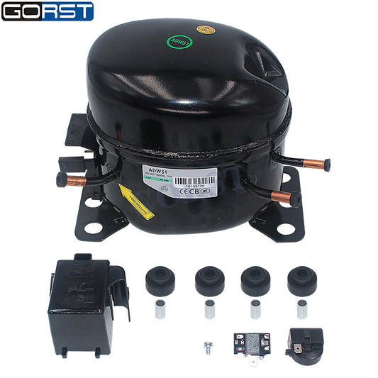 220V 240V Car Refrigeration Air Compressor R134a Fridge Freezer Marine Solar v