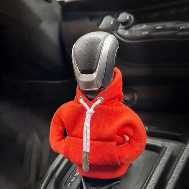1PC Car Gear Shift Cover for Mini Hoodie Car Gear Shift Knob Cover Shirt Orange Q