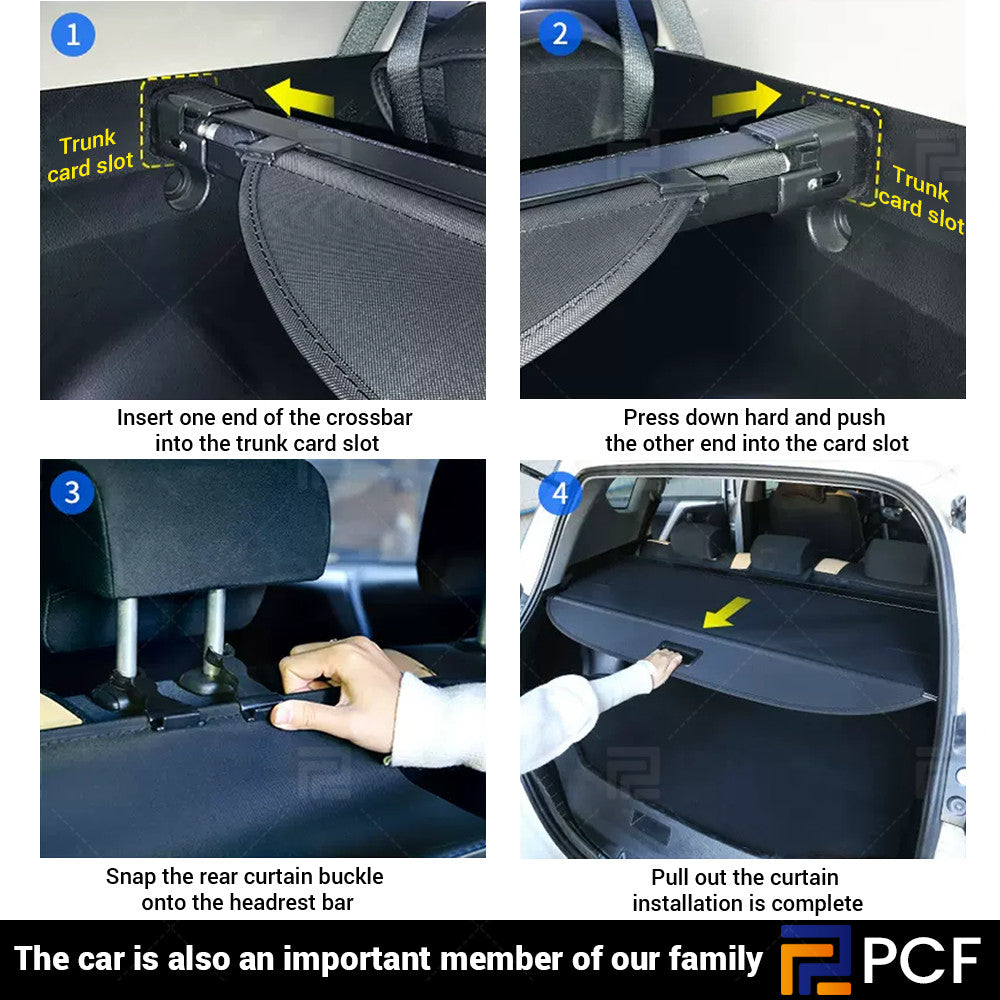 2012-2015 for Lexus RX RX350 RX450H Rear Trunk Security Cargo Cover Shade Shield n