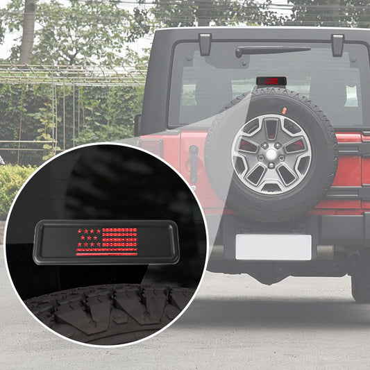 Third Brake Light Cover for Jeep for Wrangler JK 2007-2017 Lamp Accessories US Flag