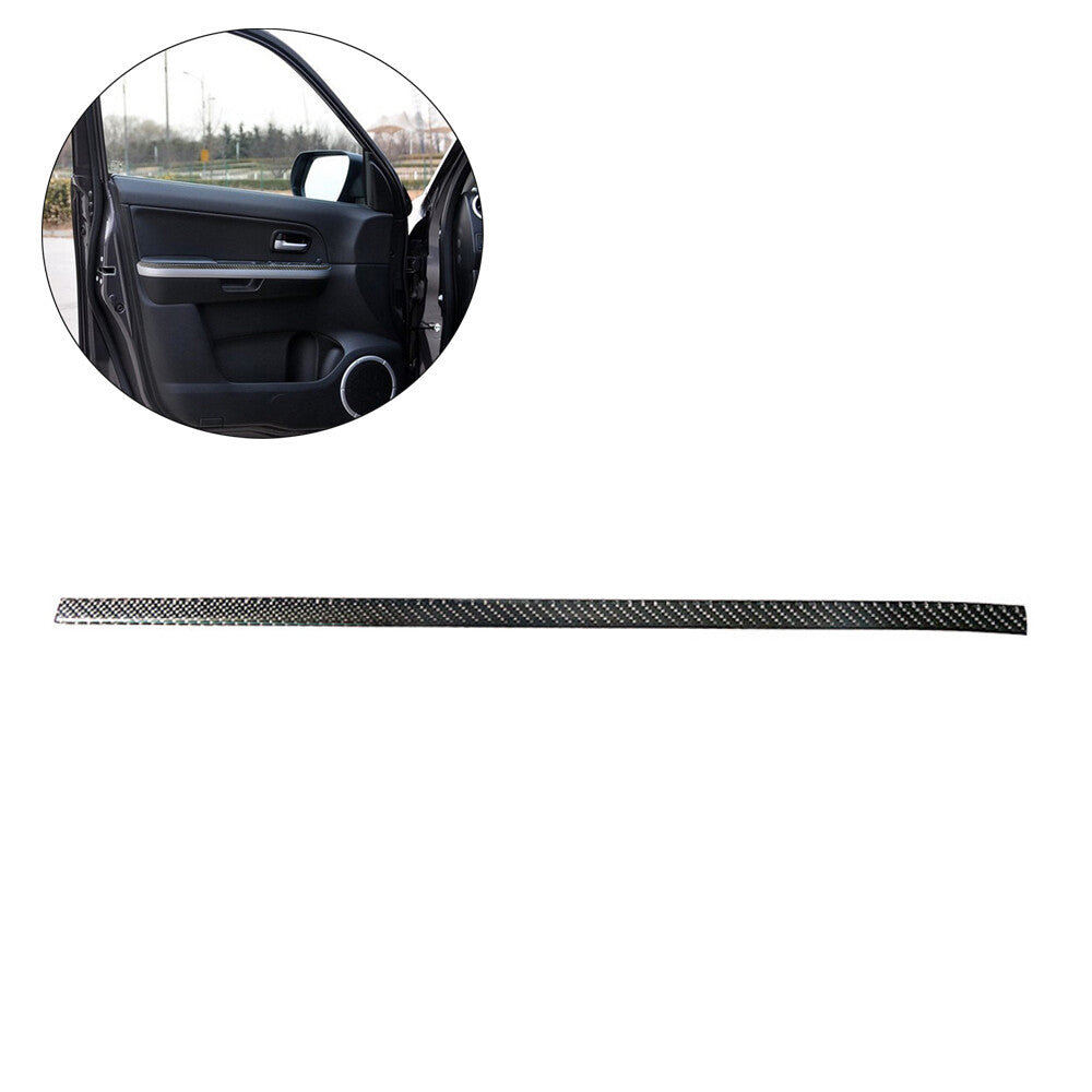 2Pcs for Honda Odyssey 2005-2010 Carbon Fiber Front Window Control Cover Trim v
