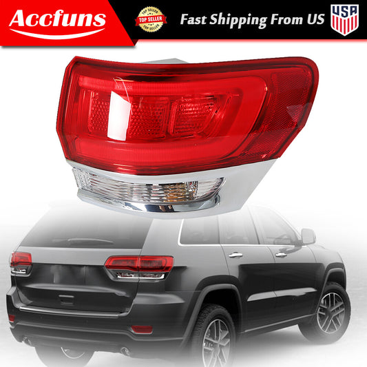 Passenger-side halogen red taillight assembly for Jeep Grand Cherokee 2014 - 2020 n