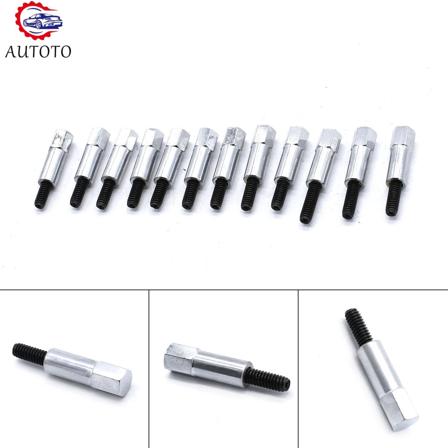 12 of SET CHROME VALVE COVER BOLT SET FITS SMALL BLOCK for FORD 302 289 351W sbf
