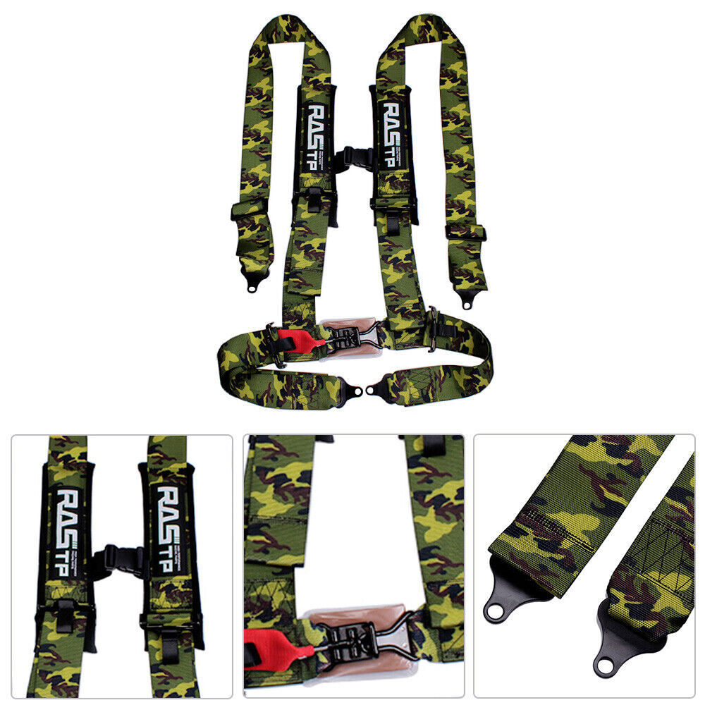 Pair 3 Racing for Seat Belt Harness 4 Point Quick Release Shoulder Pad ATV UTV Q