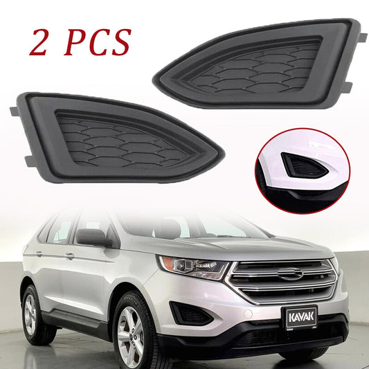 Suitable for Ford Edge 2015 - 2018 front bumper fog light trim cover frame grille