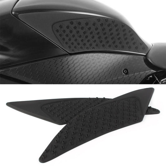 Tank Traction Gas Pad Knee Fuel Side Grips Protector for YAMAHA R6 17-2018 Black Q