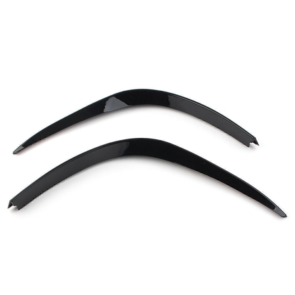 2x Front Bumper Splitter Spoiler Canard Fit for Mercedes Benz A-Class A260 Black Q
