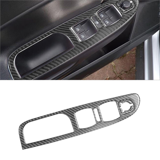 Carbon Fiber Rear Door Storage Accent Cover Trim For W211 2003-09 v