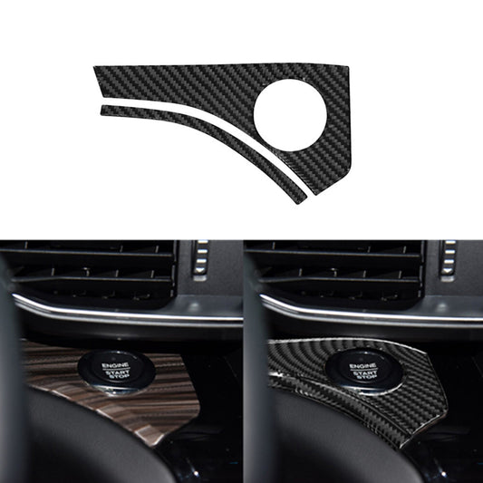 For Z4 E89 2009-2016 Carbon Fiber Interior Automatic Gear Shift Cover Trim v